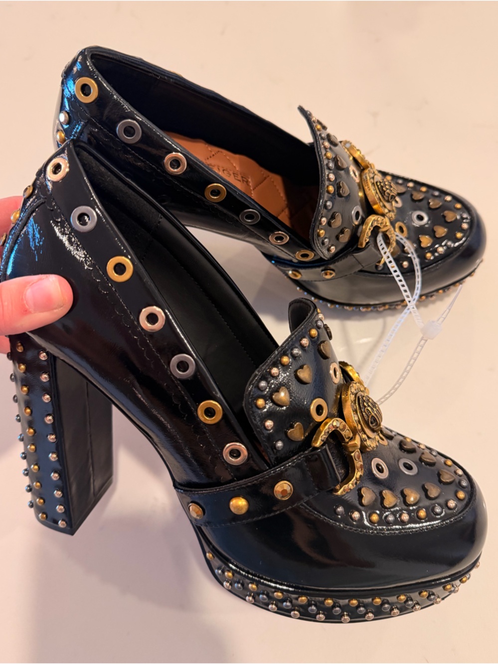 KURT GEIGER MANSION LOAFER PLATFORM